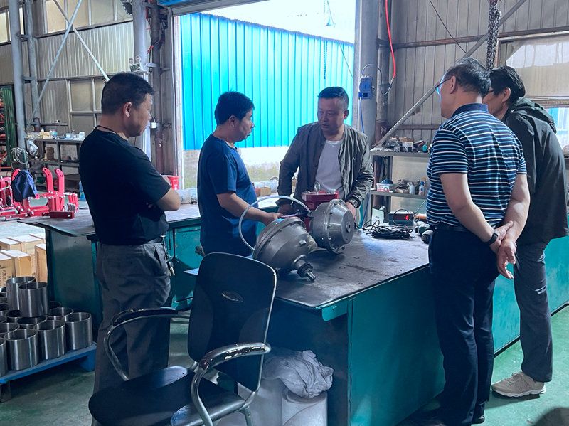 合作伙伴的主要負(fù)責(zé)人來(lái)我廠參觀、調(diào)研