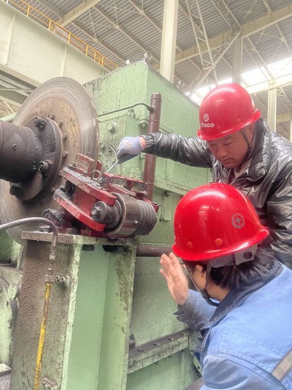 太原鋼鐵現(xiàn)場指導安裝調(diào)試